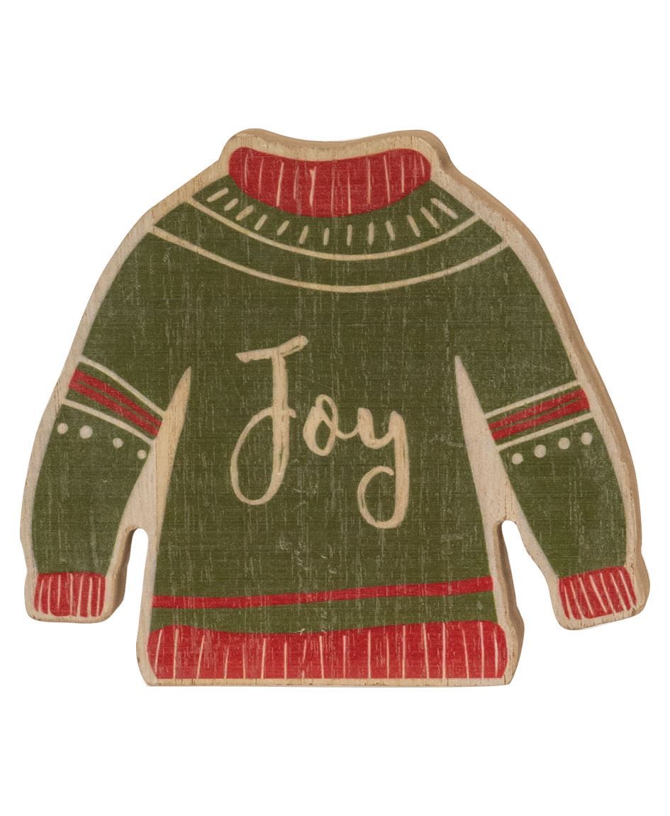Christmas Sweater Chunky Sitter, 3 Asstd.