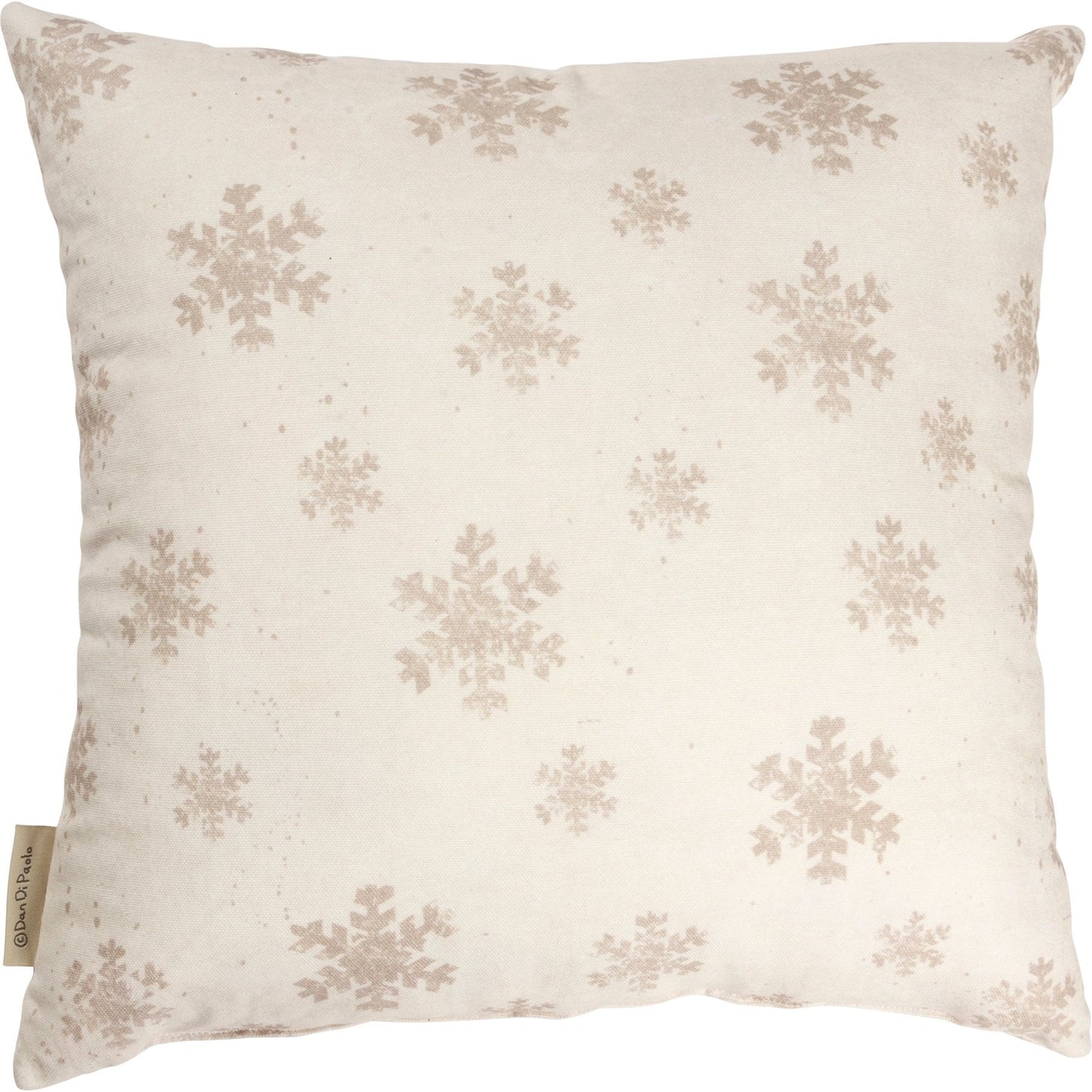 Nordic Merry Christmas Snowflake Pillow