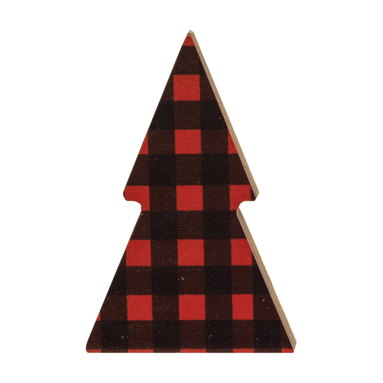 Set/2, Red Buffalo Christmas Check Tree..Sitters