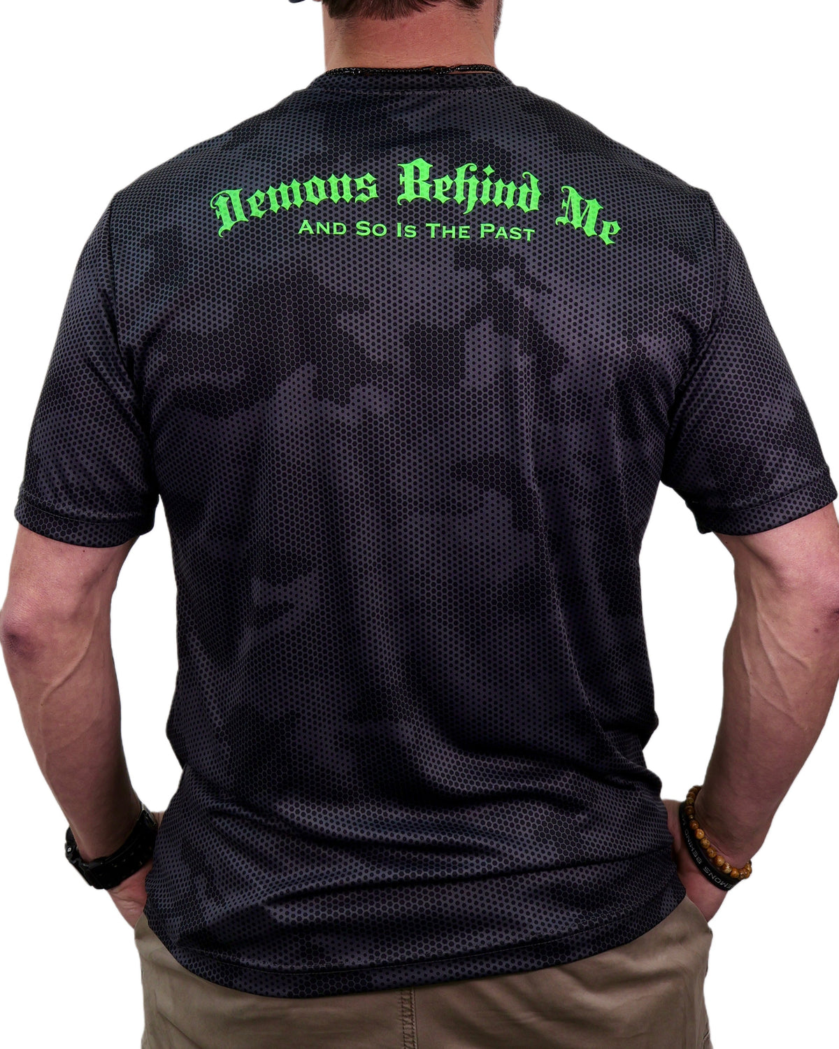 Two-Tone Skull Camo-Hex Premium Performance Tee