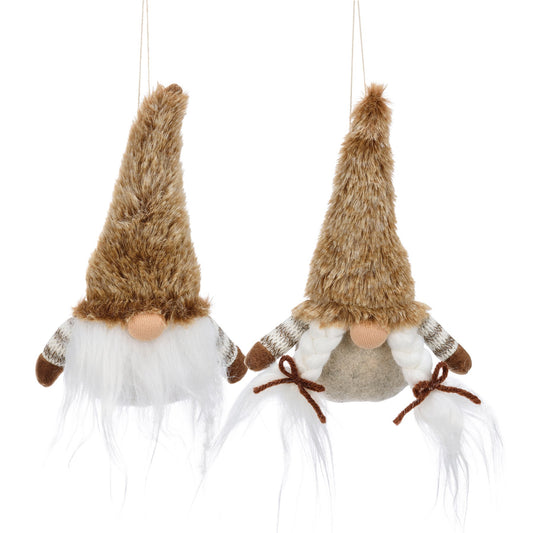 Gnome Couple Ornament set