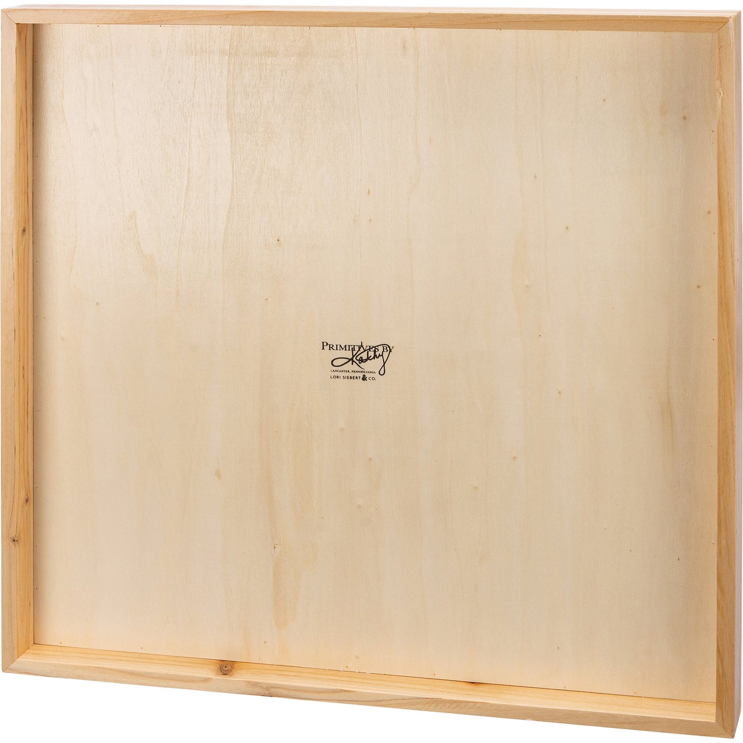 Bee Happy Primitive Inset Box Sign