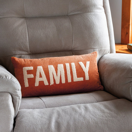 Family Corduroy Pillow – Home Collection