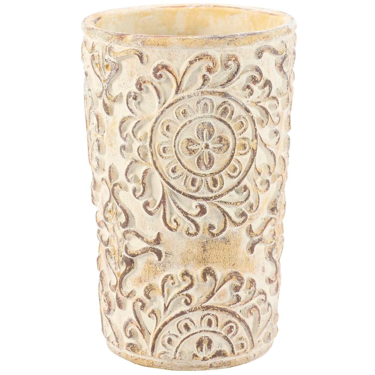 Large Nouveau Floral Planter