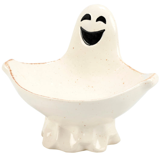 Ghost Figurine Ceramic Bowl