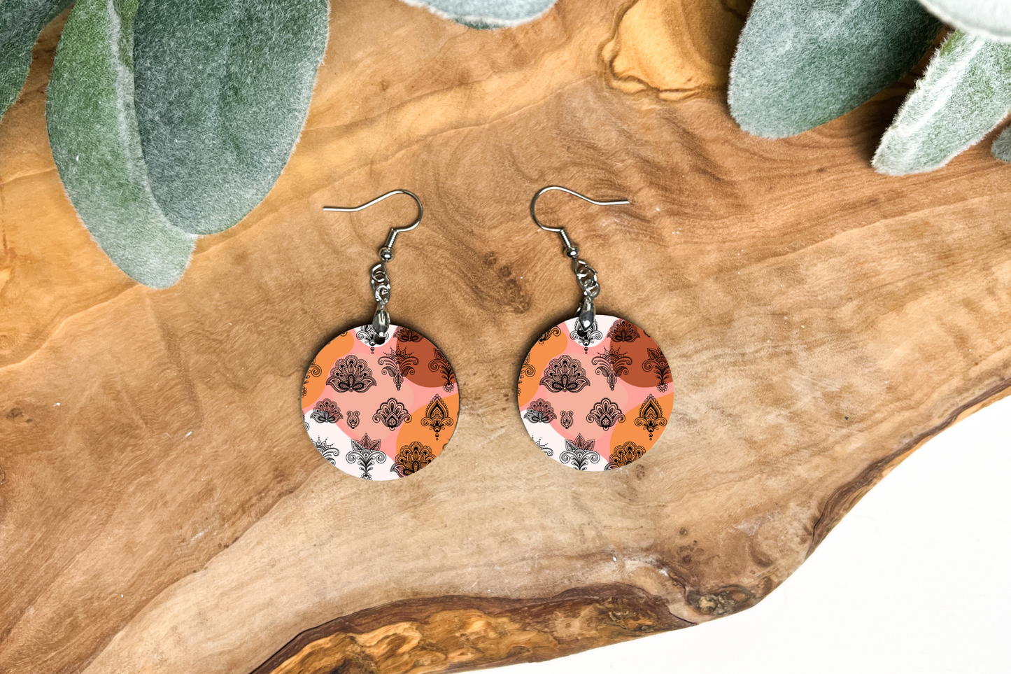 Boho Round Earrings - 1