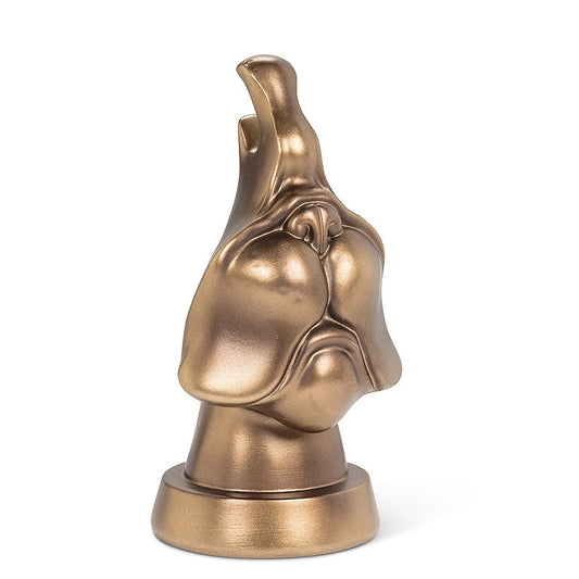 Dog Face Eyeglass Holder – Bronze