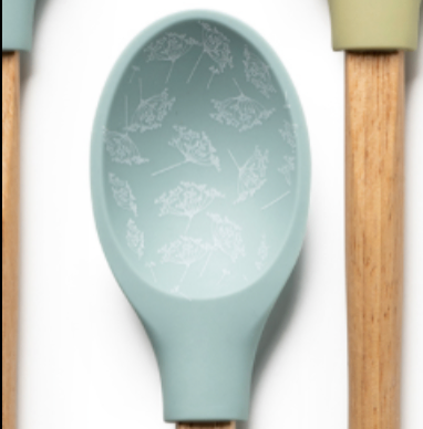Krumbs Kitchen® Farmhouse Silicone Spoon Blue