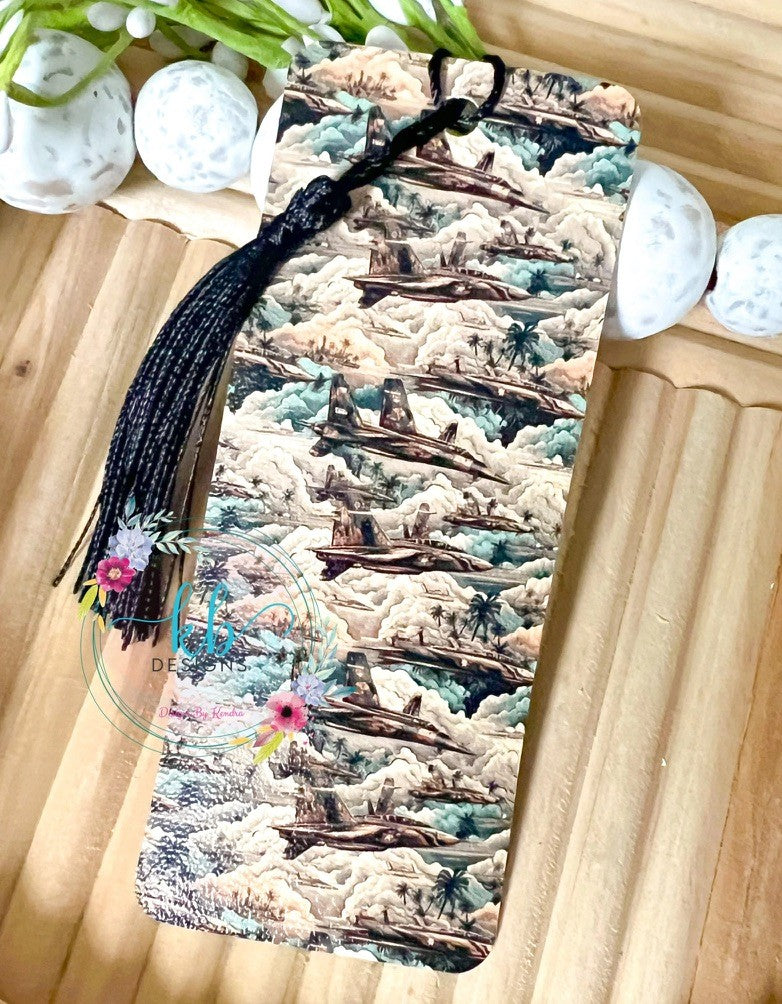 airplane bookmark (00L0E2)