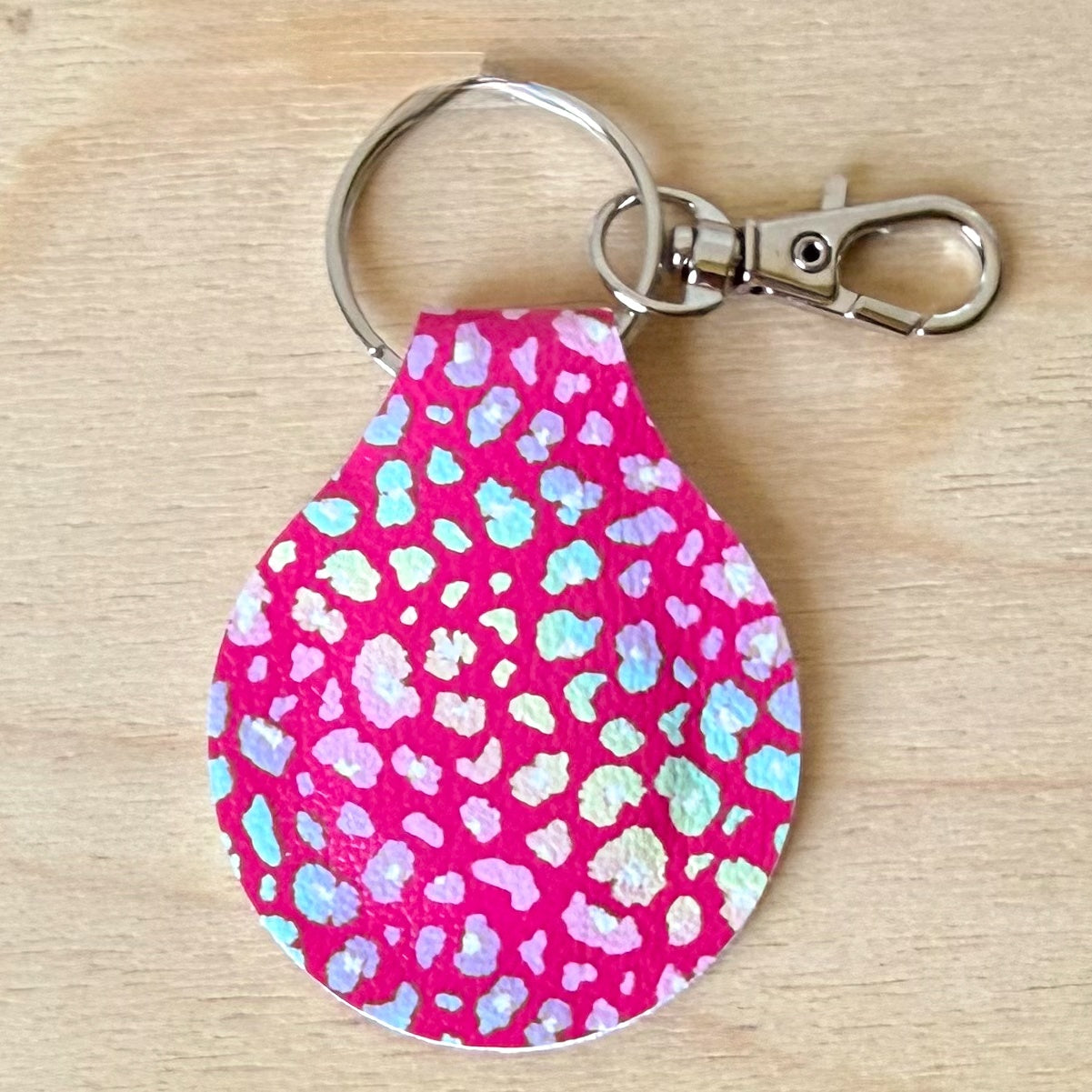 pink gradient leopard print quarter keeper (00L0NP)