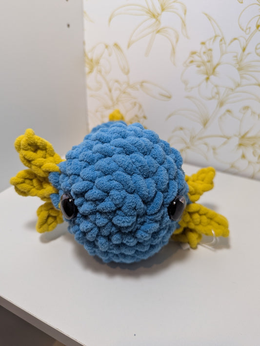 Mama Bear Sewing Den LLC Plushie - Blue Yellow -