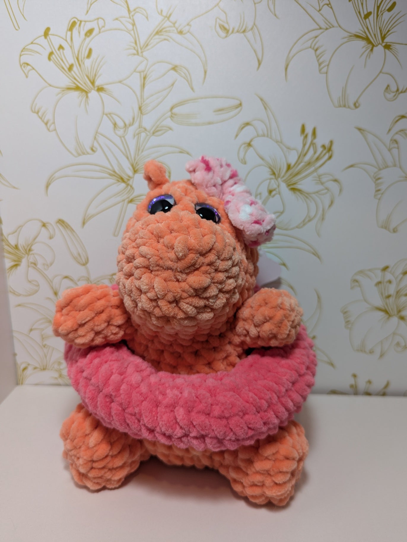 Mama Bear Sewing Den LLC Plushie - - C Hippo