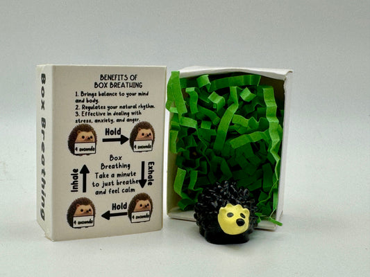 Emotional Support Figurine - Box/Square Breathing - Porcupine
