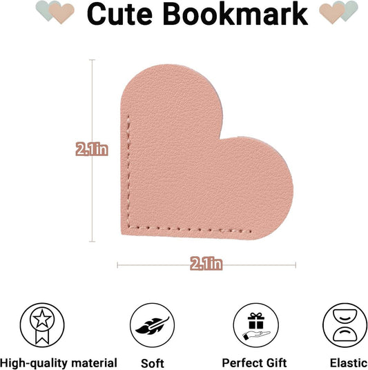 Heart Bookmarks - Cream