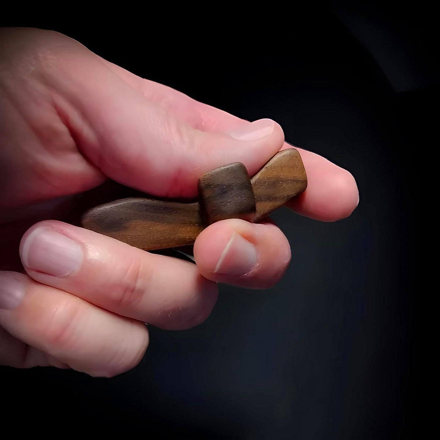 Wooden Pocket Cross Fidget β Stress Relief & Prayer Gift