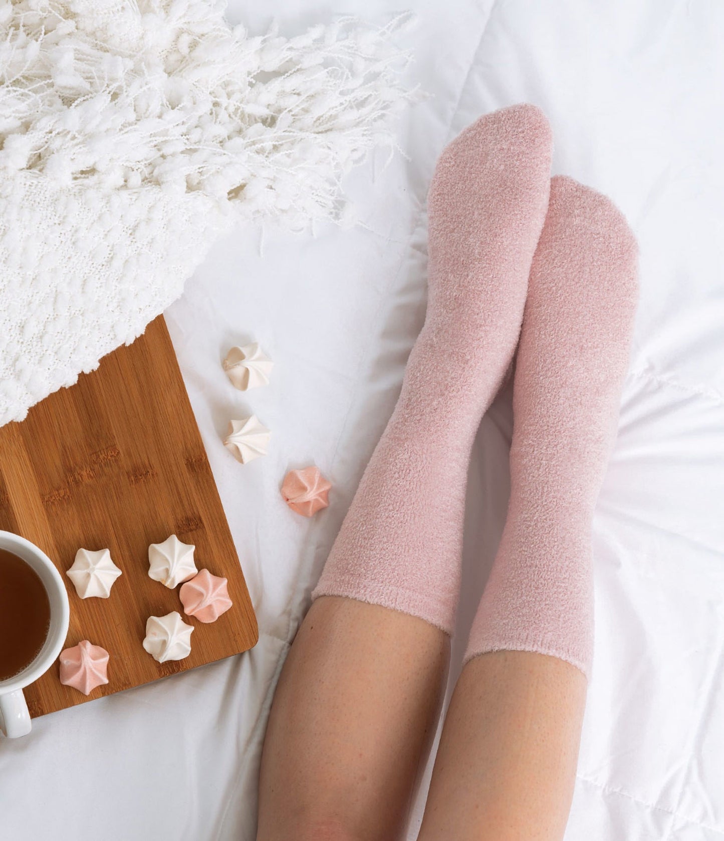 You Had Me At Aloe Spa Socks - Green - One size