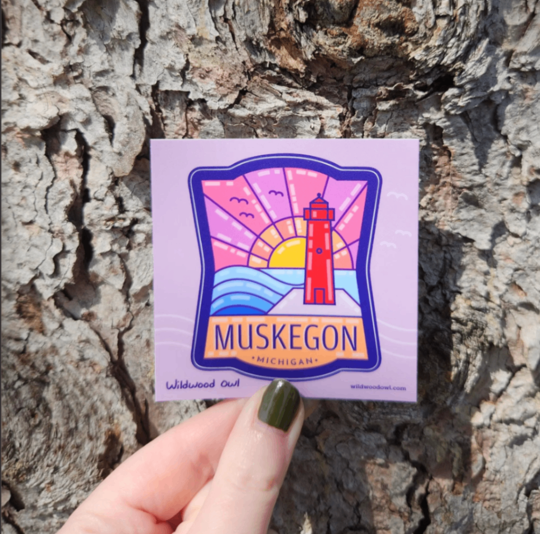 Muskegon Vinyl Sticker