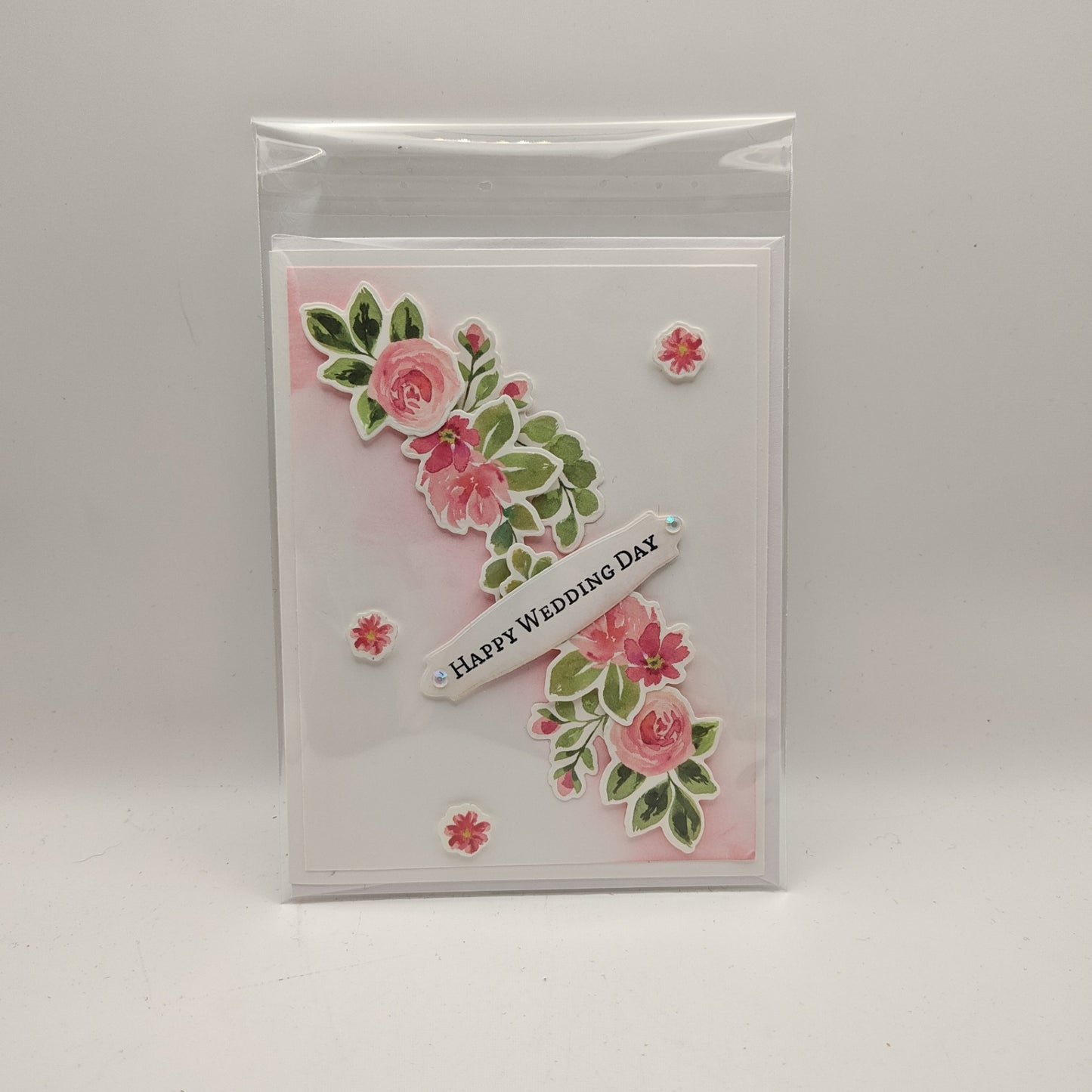 Party Creations Greeting Card - Pink - Wedding