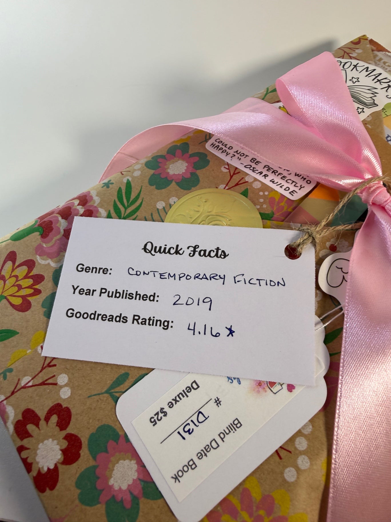 Date My Books Deluxe Blind Date Book - Contemporary Fiction - D131