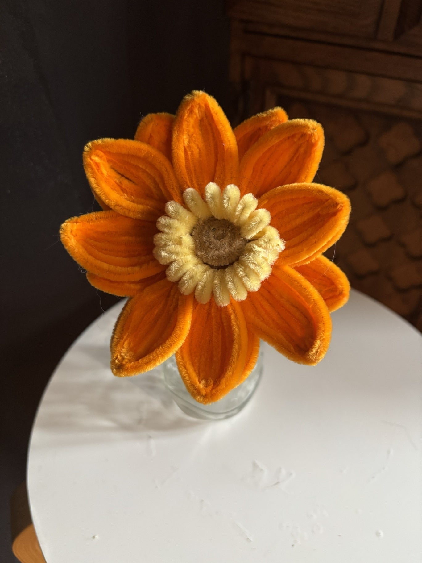 Single Stem Sunflower (Orange)