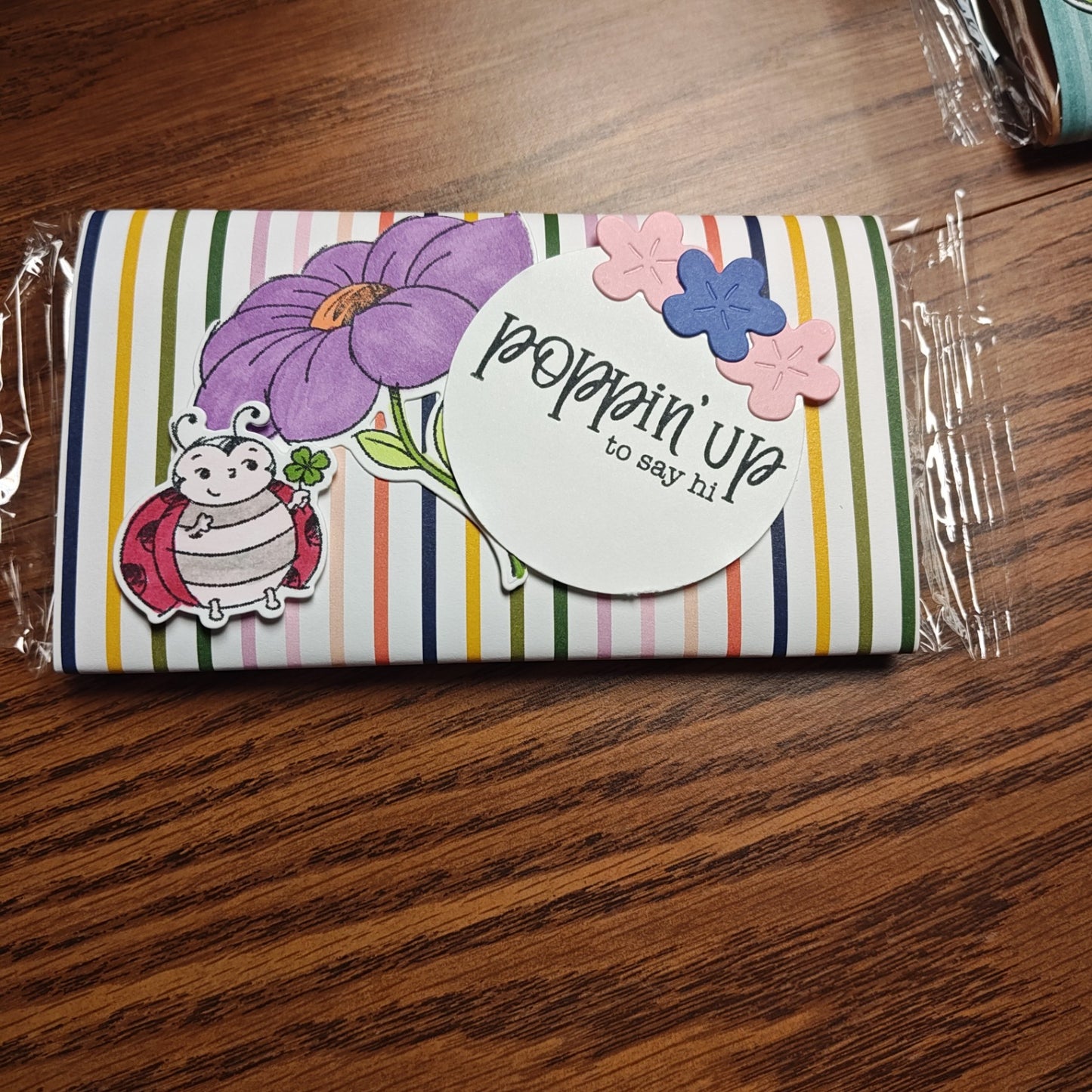 Pop Secret Mini bag Popcorn Card - Multi colored stripes - N/A
