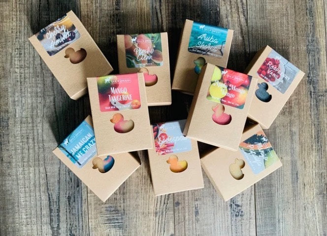 Milk & Quackers Goat Milk Soap - Multiple colors - Varies