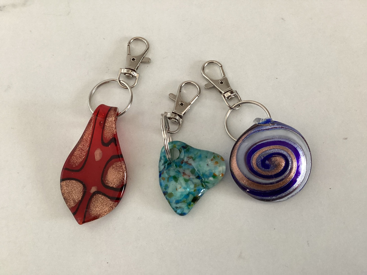 Beths glass creations Accessories - Red, Blue, Multicolor -