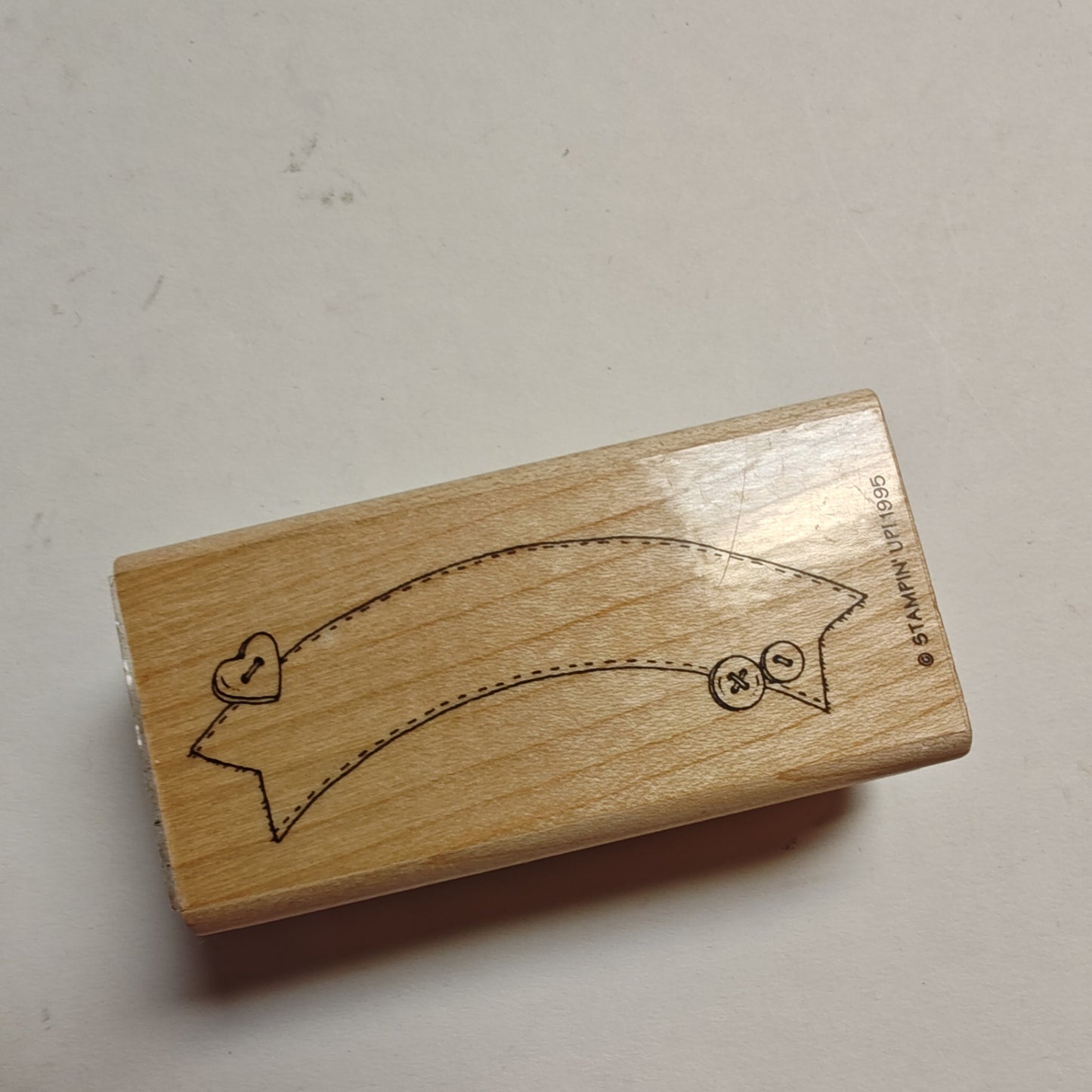 Stampin' Up! Rubber Stamp - Greating - 3"x1.5"
