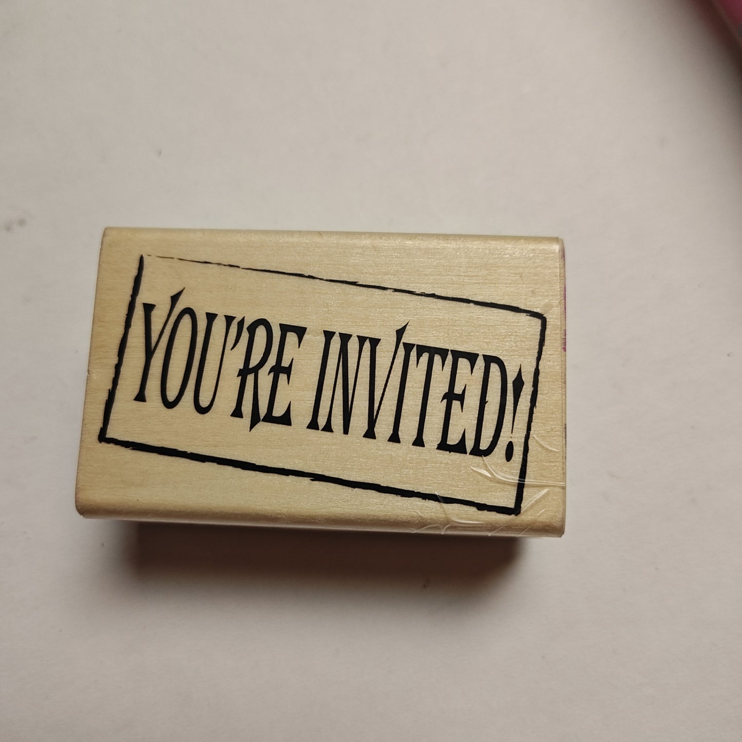 /unknown/ Rubber Stamp - Party - 2.5" x 1.75"