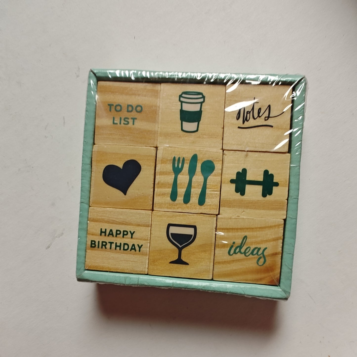 Target Rubber Stamps - Assorted - 1" x 1"