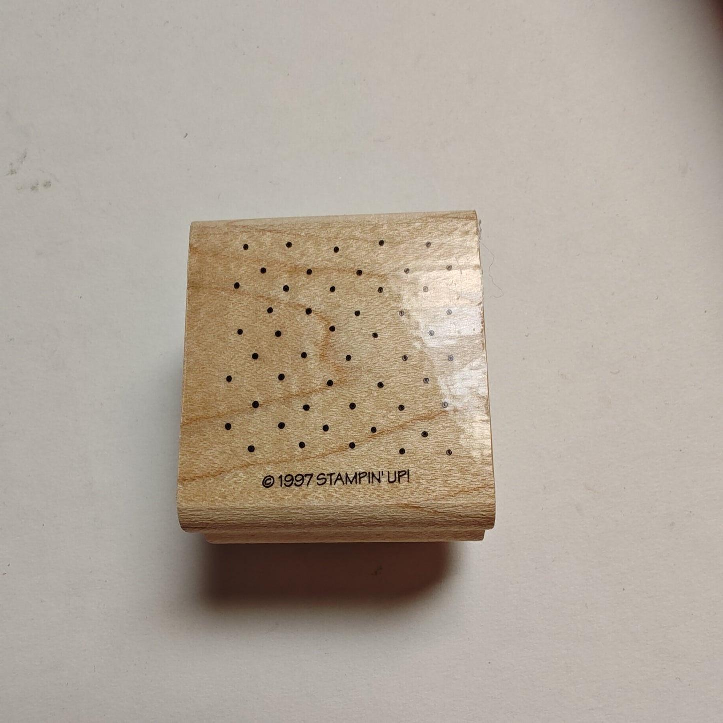Stampin' Up! Rubber Stamp - Dots design - 1.5x1.5