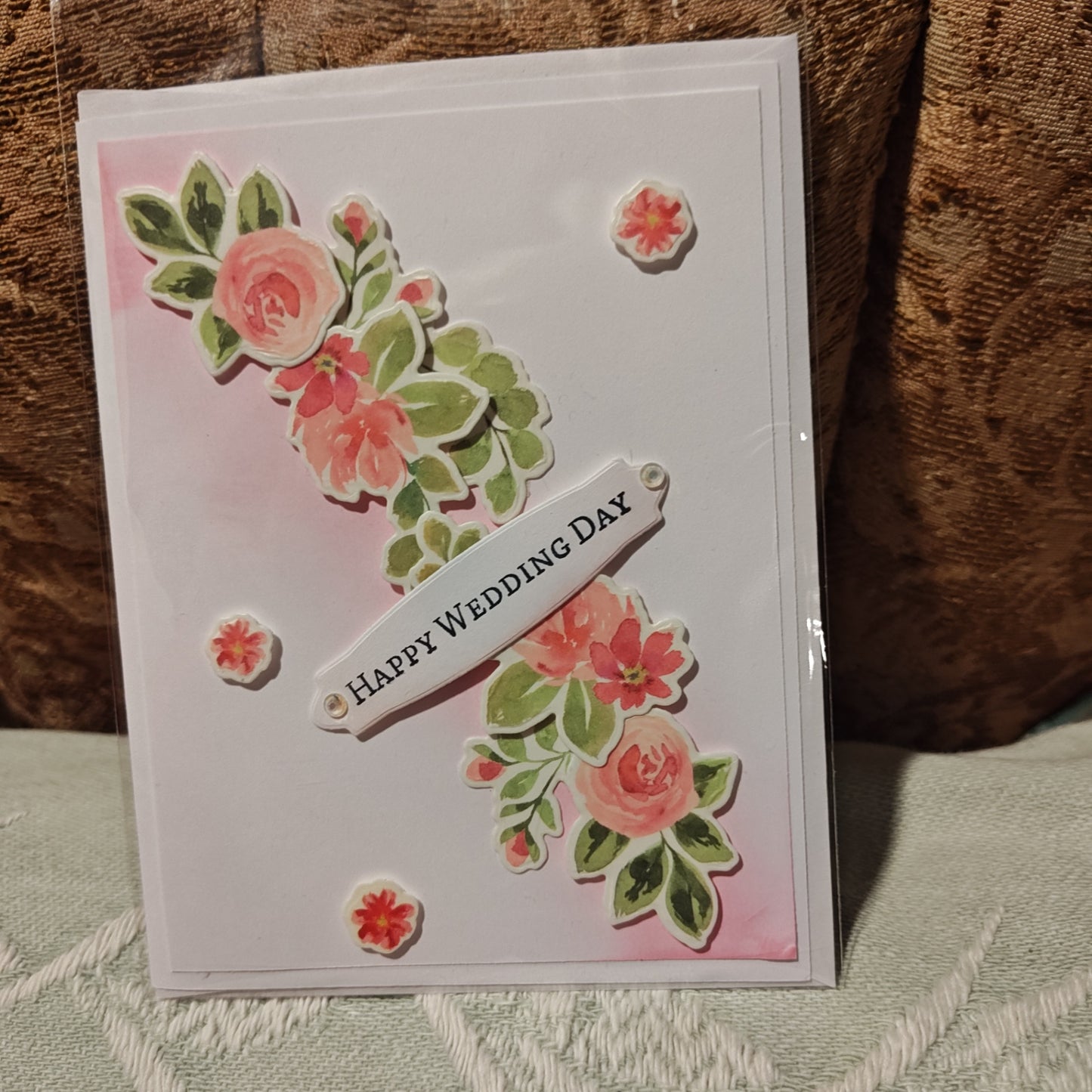 Handmade Greeting Cards - Pink - Standard