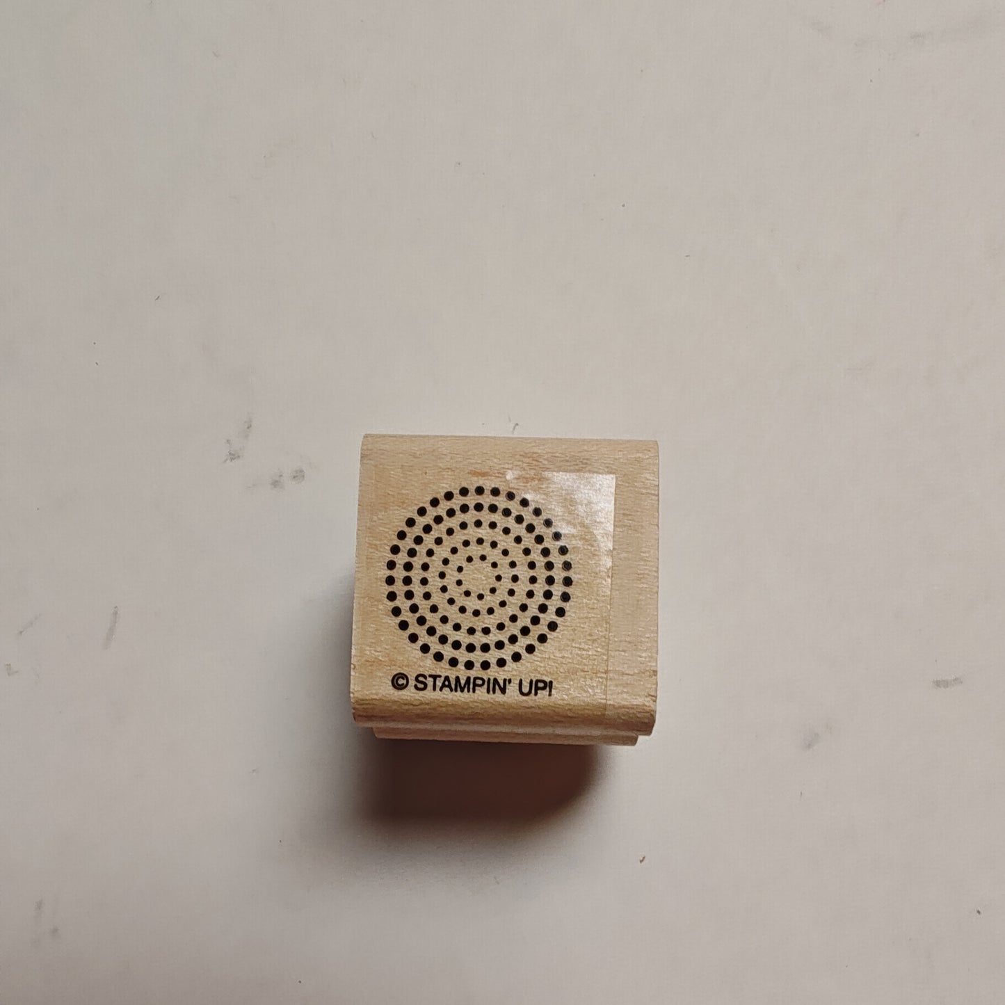 Stampin' Up! Rubber Stamp - Circle of dots - 1" x 1"