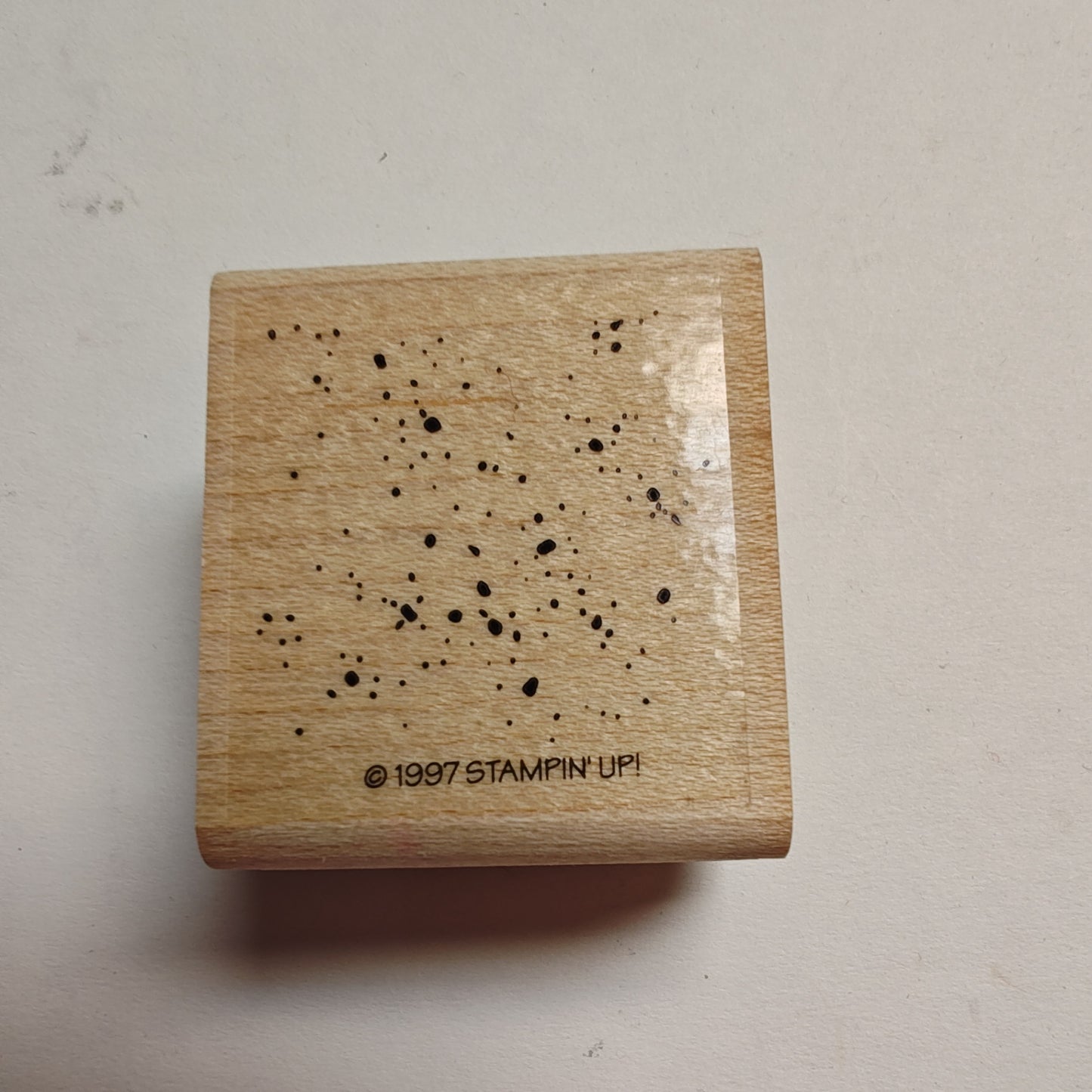 Stampin' Up! Rubber Stamp - Paint Splatter design - 1.75" x 1.5"