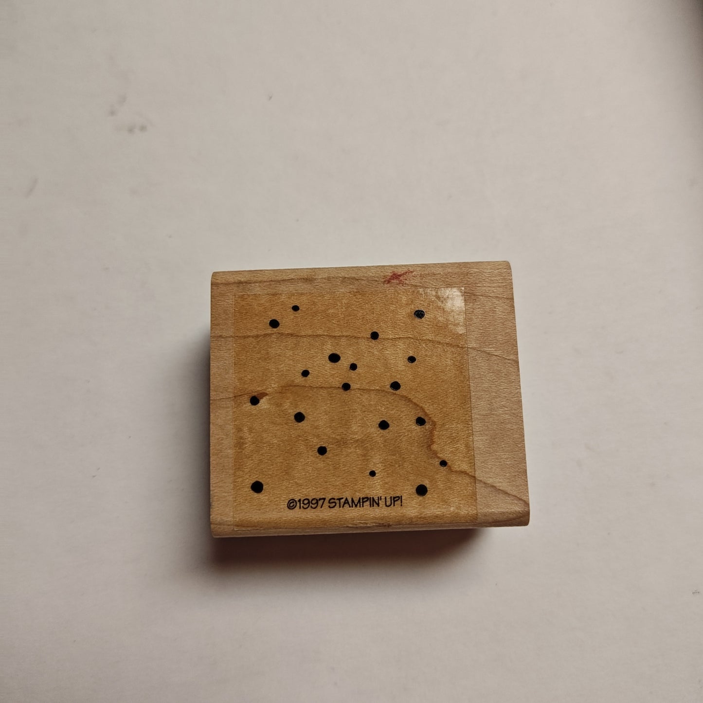 Stampin' Up! Rubber Stamp - Dots design - 1.5x1.5