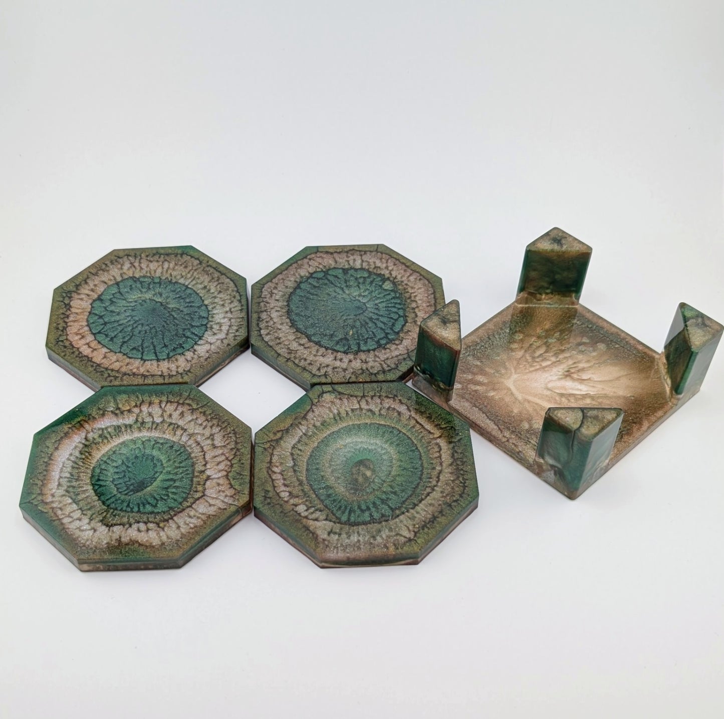 Resin coaster set