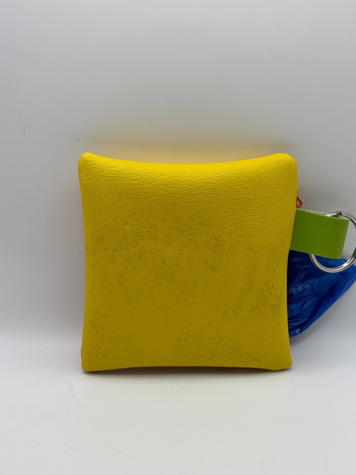 Designs By Thread - Designer Dog Waste Bag Holder -Yellow, Orange