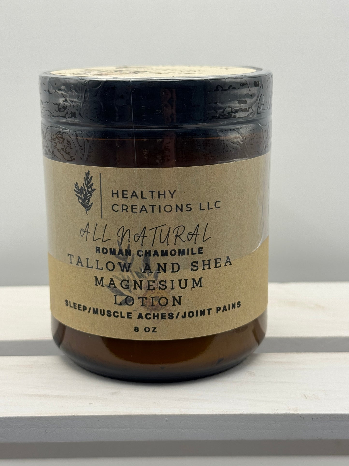 Tallow & Shea Magnesium Lotion - Roman Chamomile - 8oz
