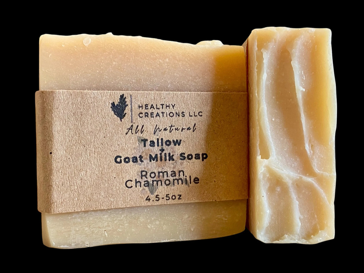 Tallow & Goat Milk Bar Soap - Roman Chamomile