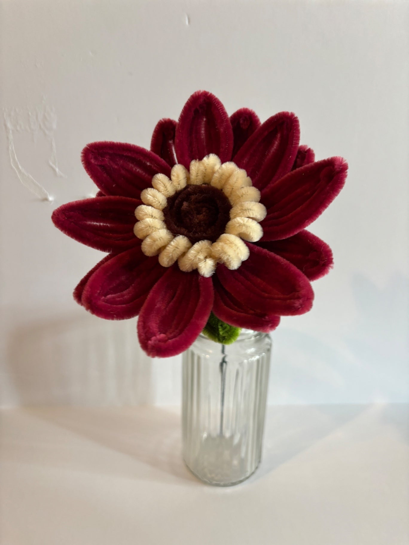 Single Stem Sunflower (Wine)