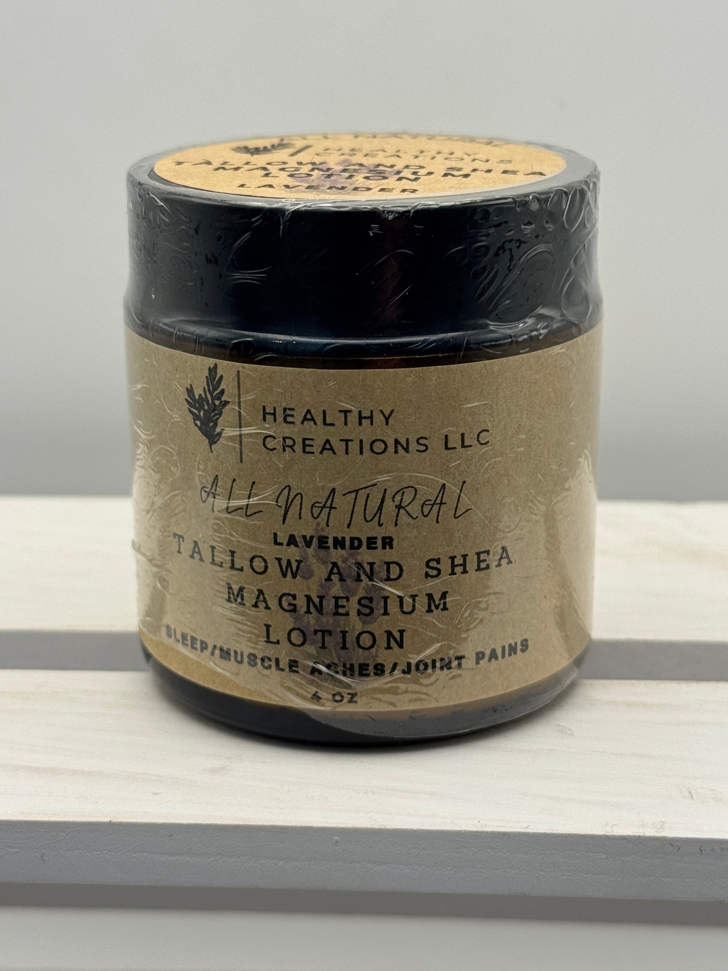 Tallow & Shea Magnesium Lotion - Lavender - 4oz