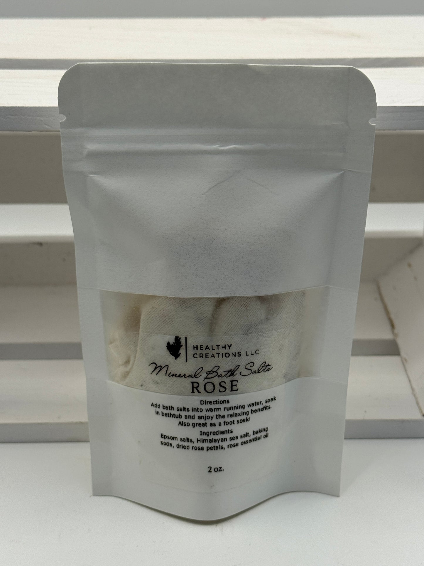 Sample Bath Salts - Rose (2oz)