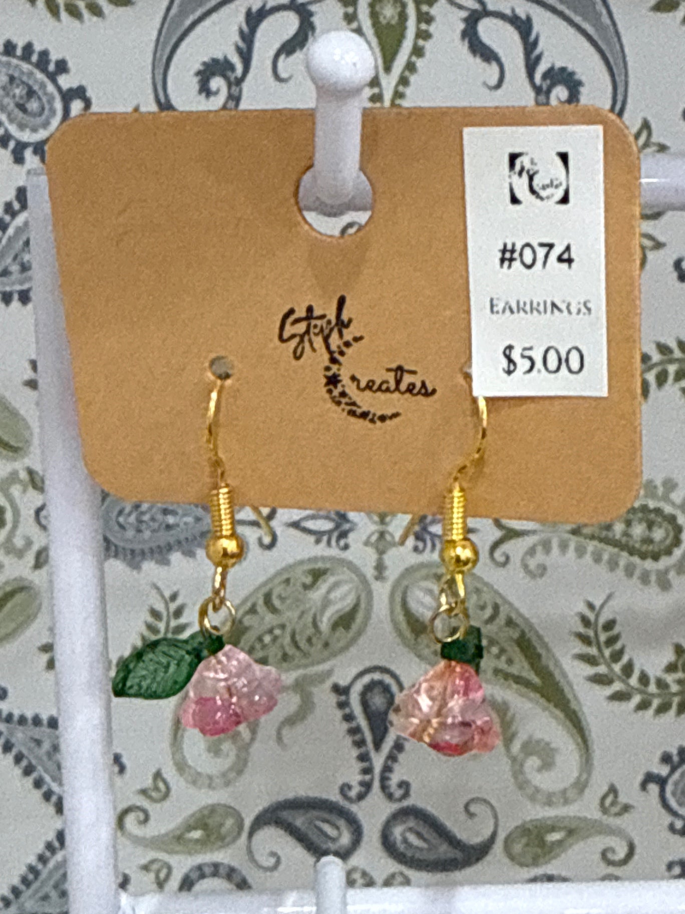 Steph Creates Accessories - Pink and Green - One size