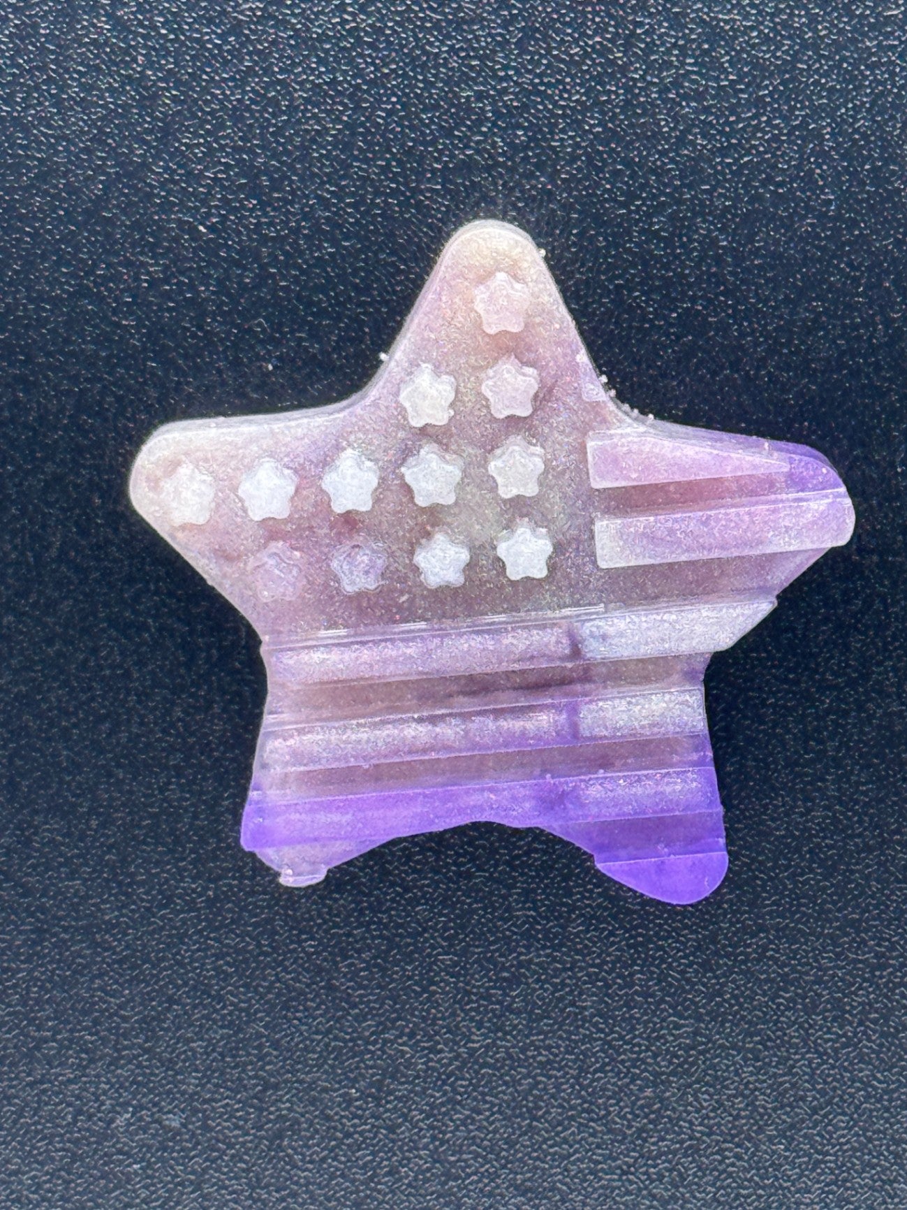 Magnet - Patriotic - Purple/White - 2"