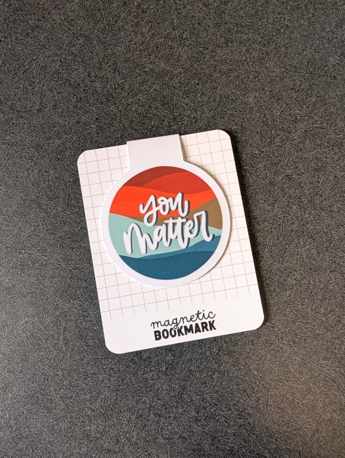MB Lettered Designs Bookmarks - Multicolor You Matter - 2.5"