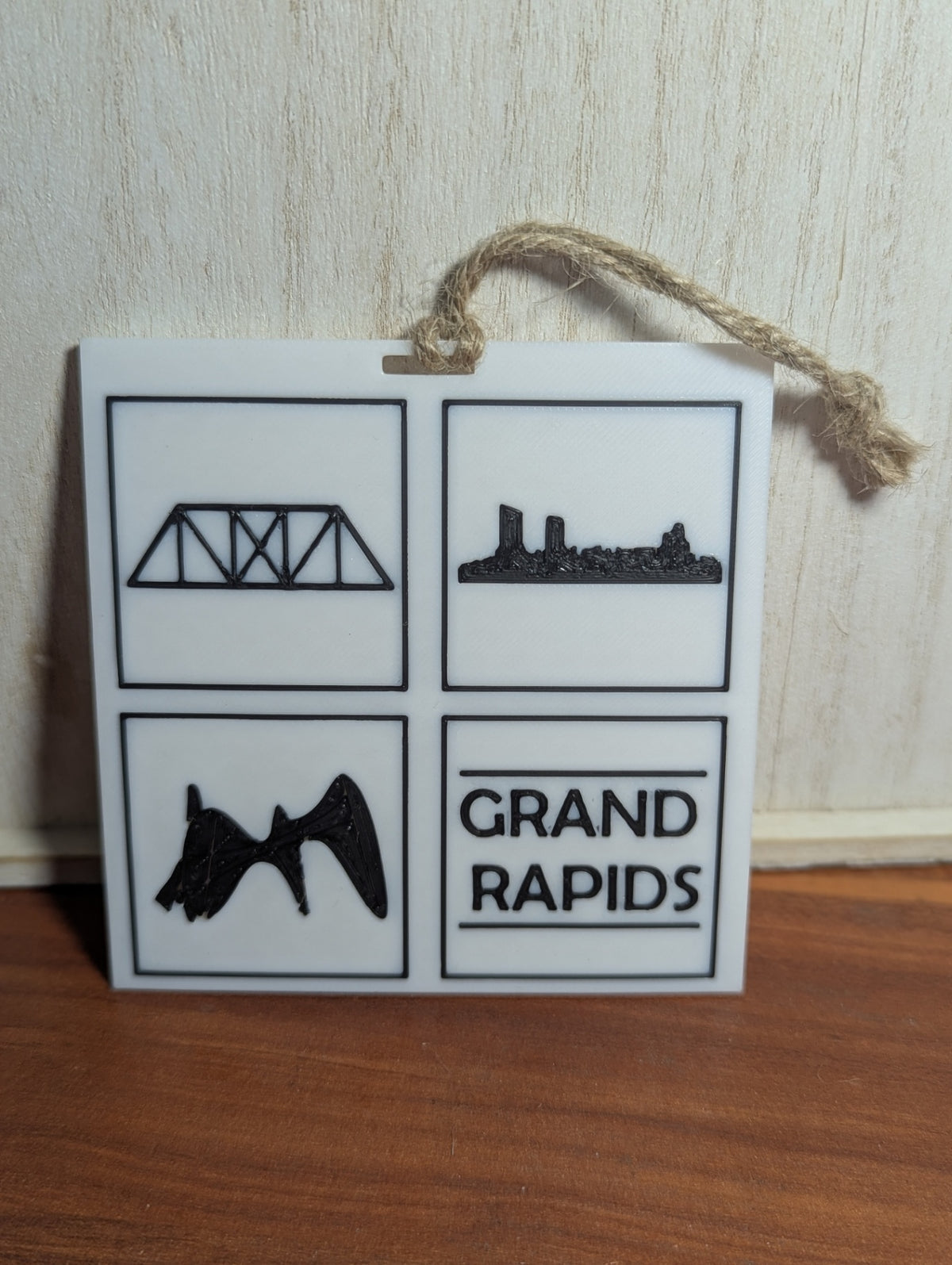 Square Grand Rapids Ornaments