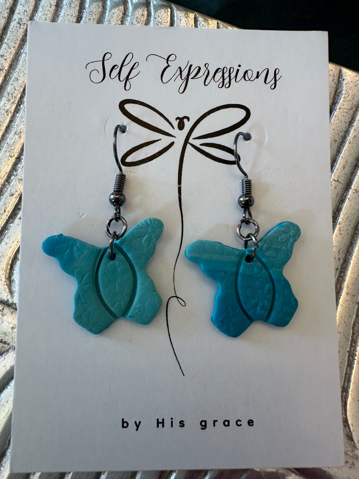 Self Expressions Designs Jewelry - Small blue butterflies - Not specified