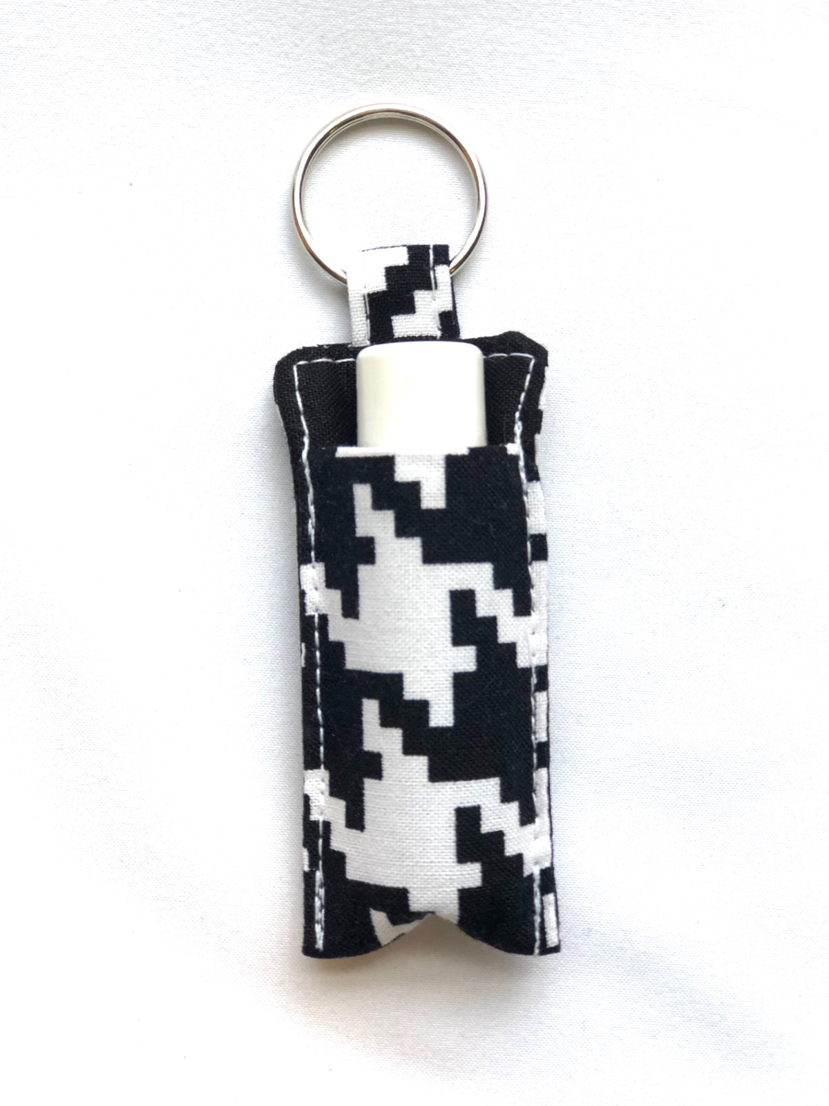 B&W Geometric Chapstick Holder