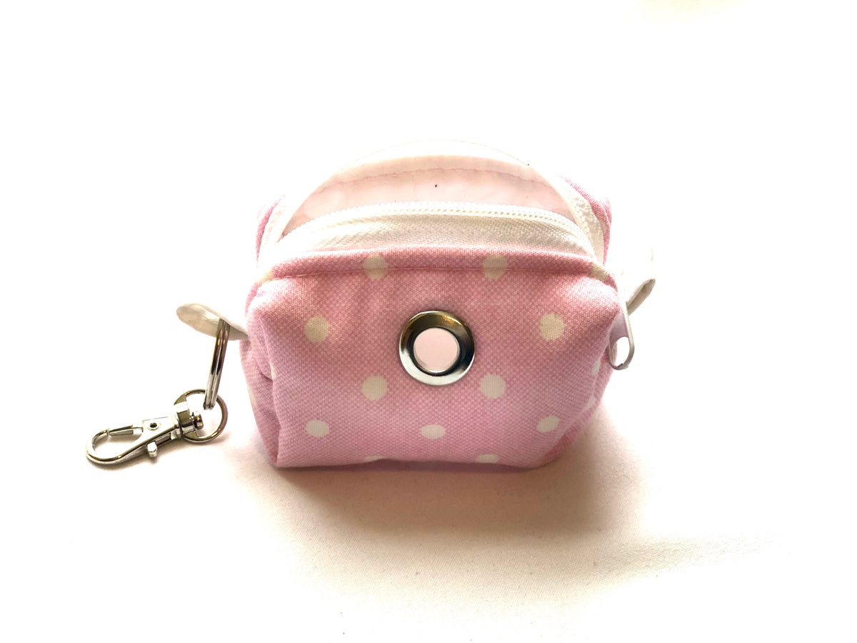 Pink w/White Dots Poopoo Bag