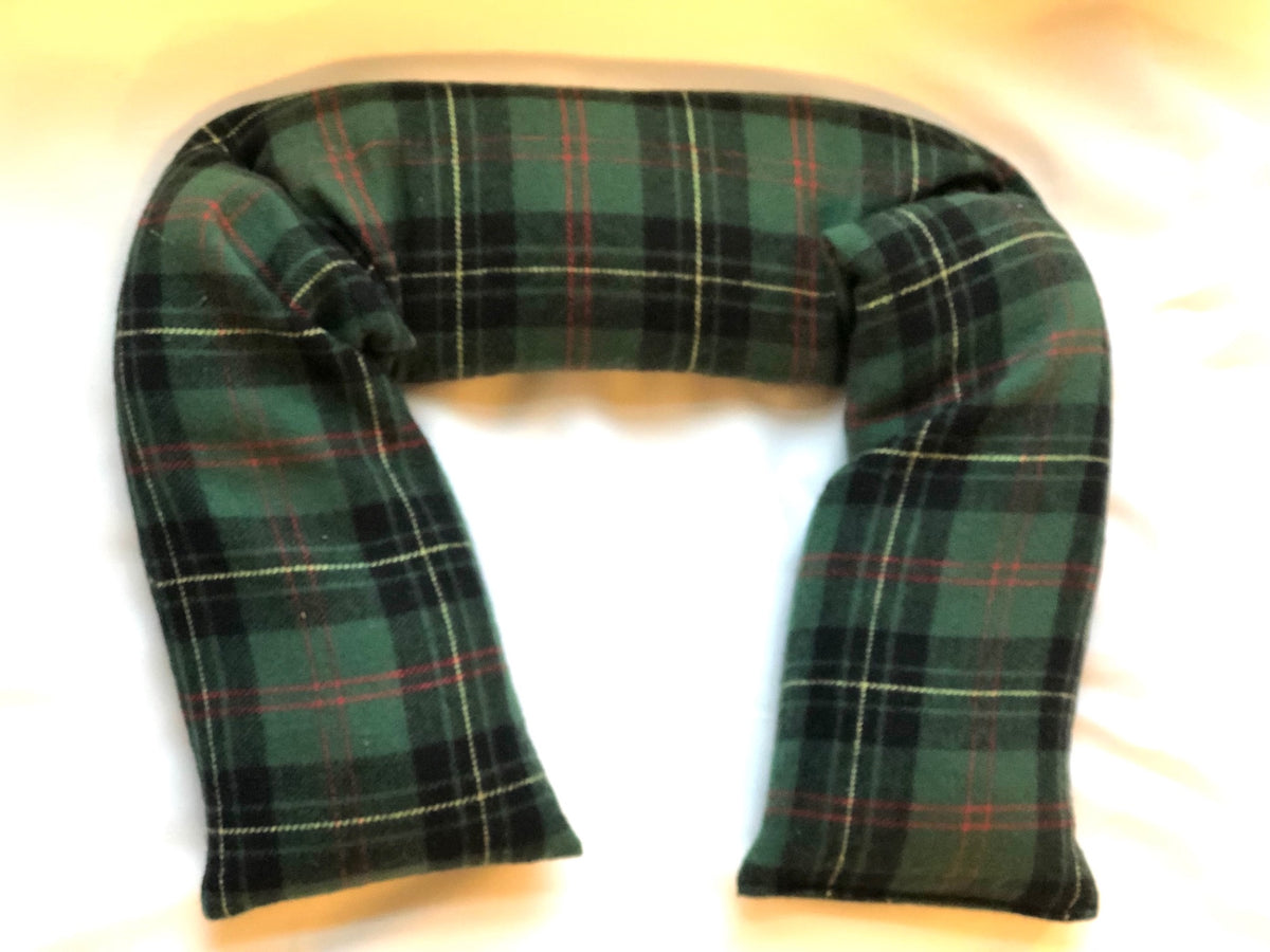 Green Plaid Rice Pack
